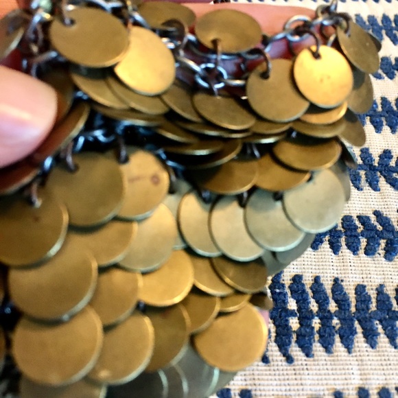 Free People Gold Brass Necklace - Picture 3 of 6